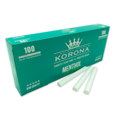 KORONA KS Menthol 100 Cigarette Filter Tubes